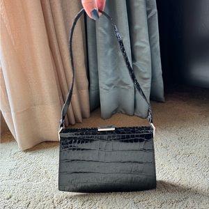 Vintage Alligator skin purse bag